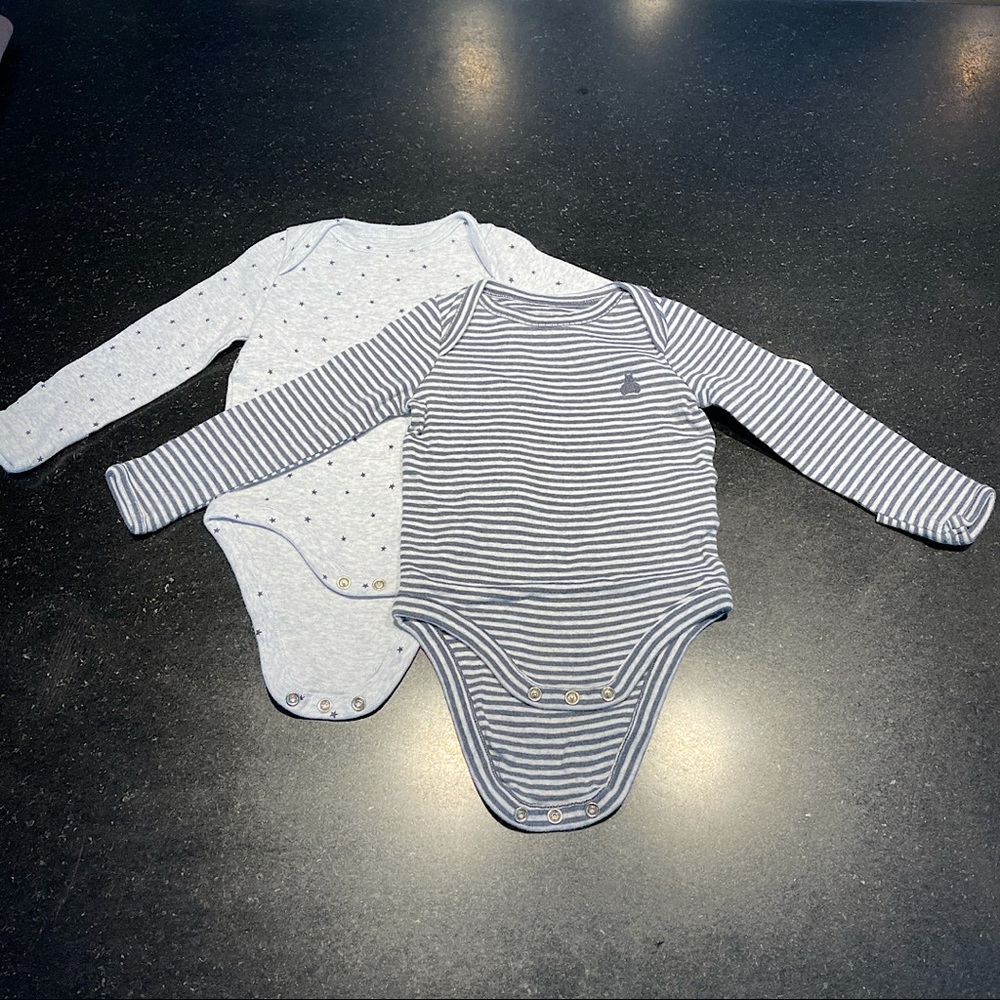 Two Baby GAP Kids onesies.